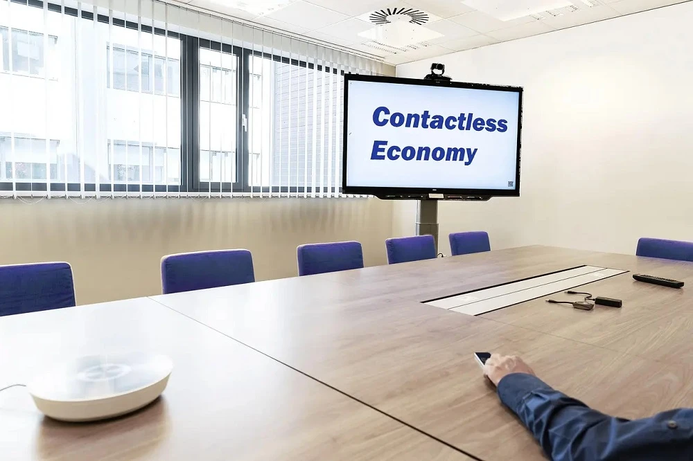SME meeting room equipped with an interactive whiteboard SME meeting room equipped with an interactive whiteboard